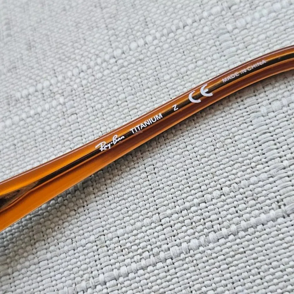 Ray-Ban Youth Eyeglasses Frame Titanium Brown Tone Glasses 47[]15 125